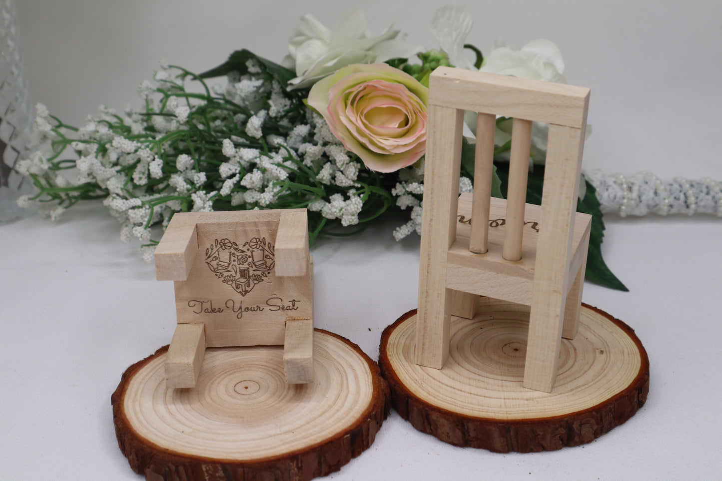 Beech handmade mini chair name place